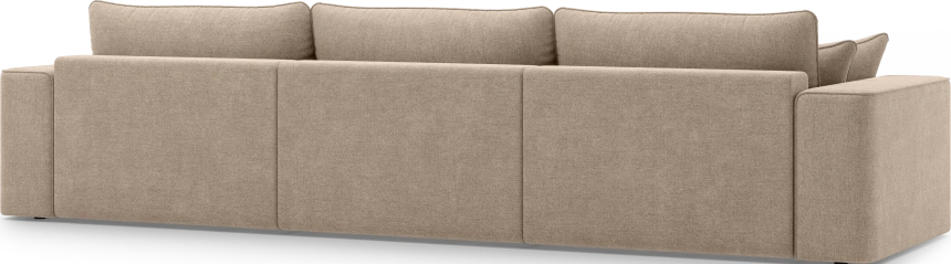 Диван П-образный трехместный Конте, модель 036, Danco 290 (коричневый)