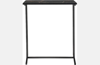 Журнальный стол Ваин 50x35x61, ЛДСП, файерстоун, каркас черный 