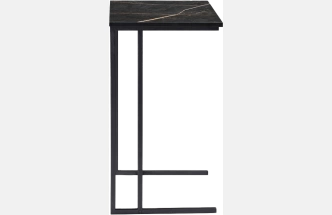 Журнальный стол Ваин 50x35x61, ЛДСП, файерстоун, каркас черный 
