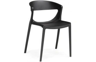 Стул Градно, пластиковый, черный