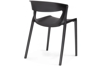 Стул Градно, пластиковый, черный