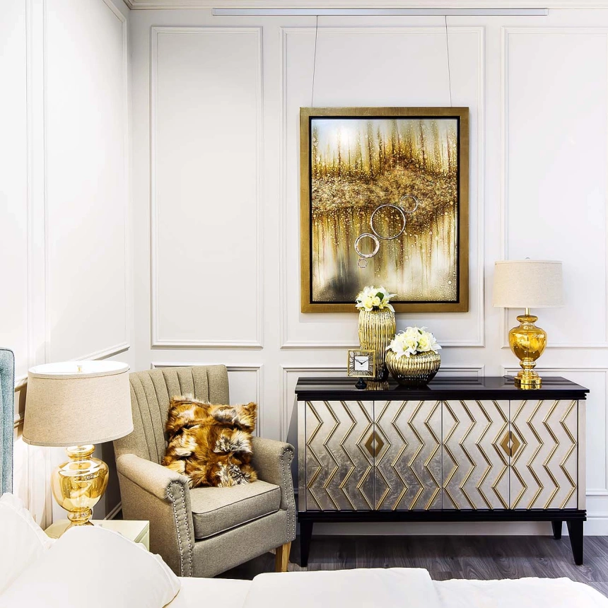 Комод ART-1973-S , с полками