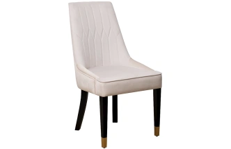 Стул Elegante, мягкий, велюр, светло-бежевый Colt002