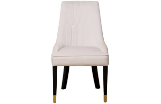 Стул Elegante, мягкий, велюр, светло-бежевый Colt002