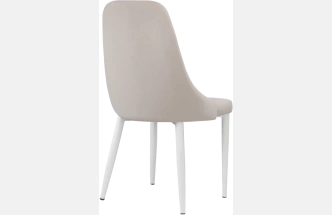 Стул Kora, на металлокаркасе, white / beige