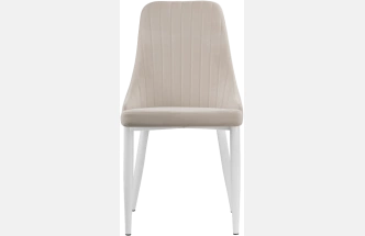 Стул Kora, на металлокаркасе, white / beige