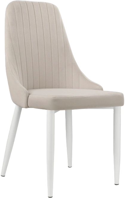 Стул Kora, на металлокаркасе, white / beige