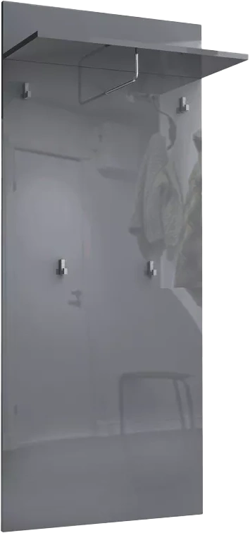 Вешалка в прихожую Норден, Серый глянец