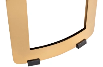 Журнальный стол Cadiz, 60x60x48, МДФ, белый мрамор / золото 