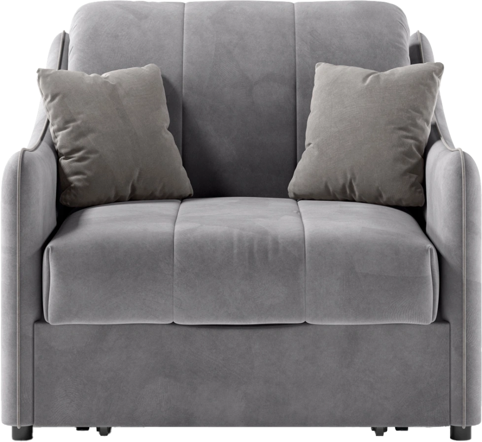 Кресло-кровать Дели 80, модель 032, Ultra Grey / Ultra Dove (серый)