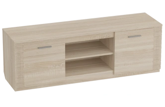 Тумба под ТВ Элана, с полками, дуб сонома