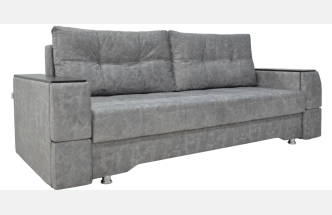 Диван прямой Атлант 2, Bliss silver, Венге