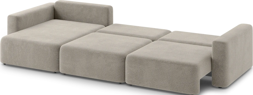 Диван угловой трехместный Дарио, модель 144, OVIS 13 (серый)