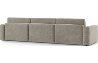 Диван угловой трехместный Дарио, модель 144, OVIS 13 (серый)