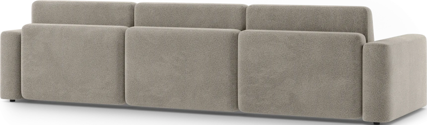 Диван угловой трехместный Дарио, модель 144, OVIS 13 (серый)