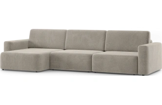 Диван угловой трехместный Дарио, модель 144, OVIS 13 (серый)