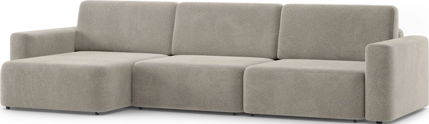 Диван угловой трехместный Дарио, модель 144, OVIS 13 (серый)