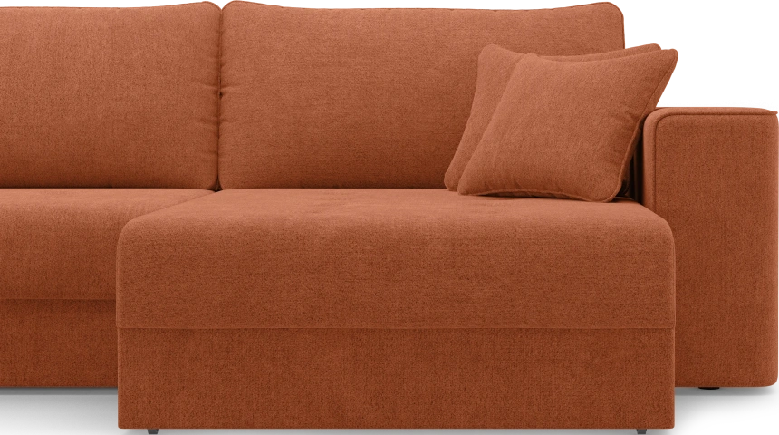 Диван П-образный трехместный Конте, модель 036, Danco 412 (оранжевый)