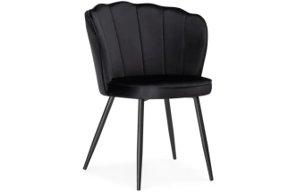 Стул Coral, мягкий, black