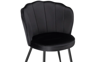 Стул Coral, мягкий, black