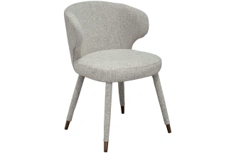 Стул 30C-13780, мягкий, белый 