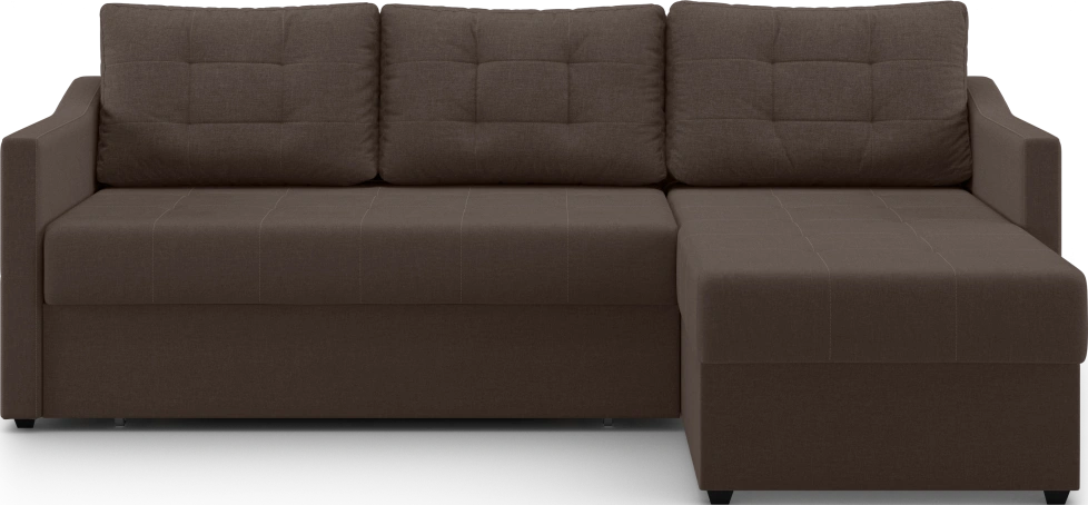 Диван угловой Бонд, модель 123, Savana Chocolate (коричневый)