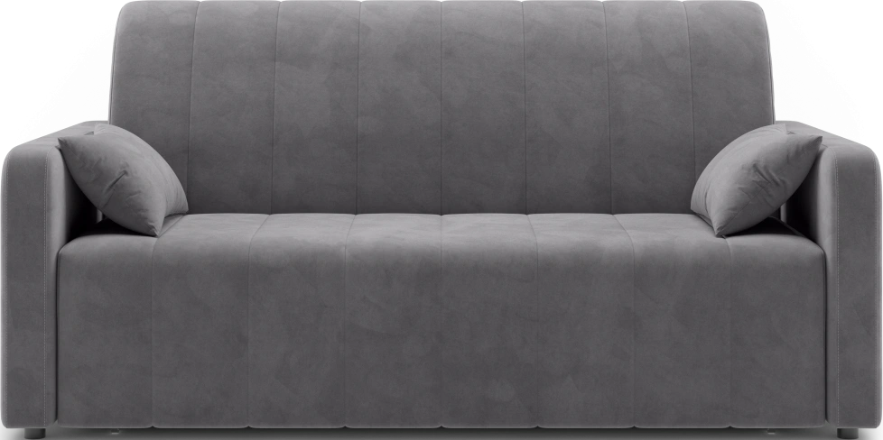 Диван прямой Борго 160, модель 107, Ultra Grey (серый) / венге