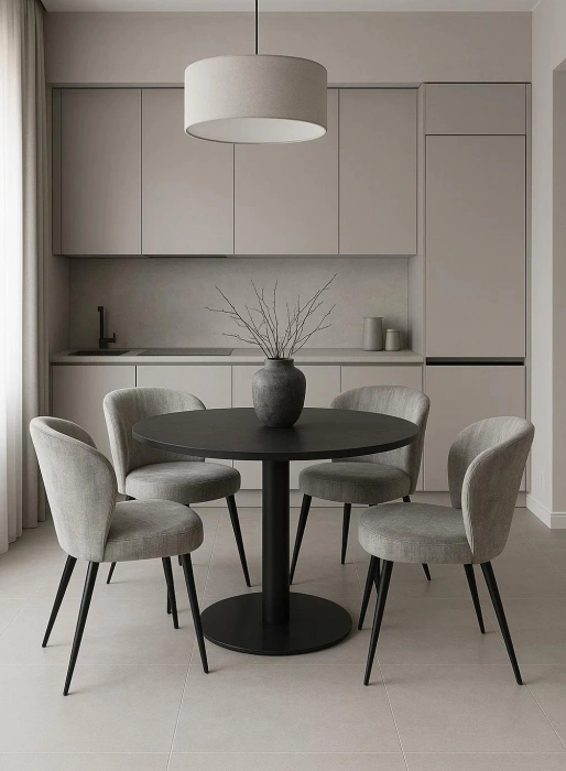 Стул Gref, мягкий, gray / black 