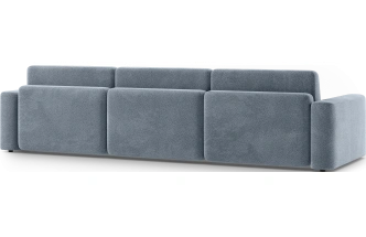 Диван угловой трехместный Дарио, модель 144, OVIS 78 (синий)