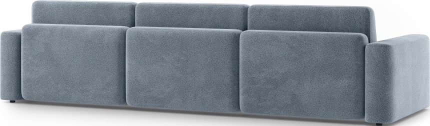 Диван угловой трехместный Дарио, модель 144, OVIS 78 (синий)