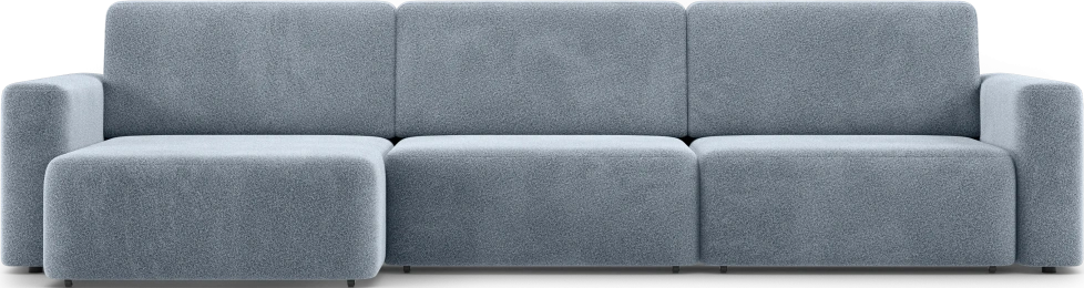 Диван угловой трехместный Дарио, модель 144, OVIS 78 (синий)
