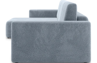 Диван угловой трехместный Дарио, модель 144, OVIS 78 (синий)