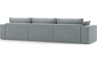 Диван П-образный трехместный Конте, модель 036, Danco 995 (серый)