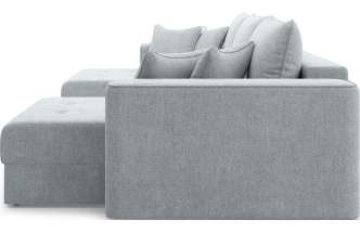 Диван П-образный трехместный Конте, модель 036, Danco 995 (серый)