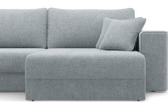 Диван П-образный трехместный Конте, модель 036, Danco 995 (серый)