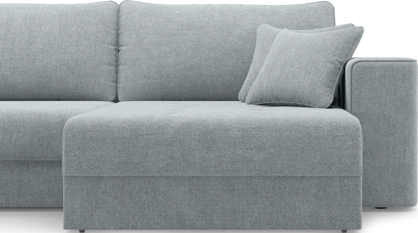 Диван П-образный трехместный Конте, модель 036, Danco 995 (серый)