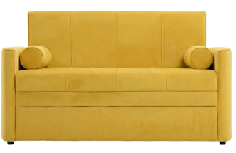 Диван прямой Мелани Р, Киви 83 (горчичный)