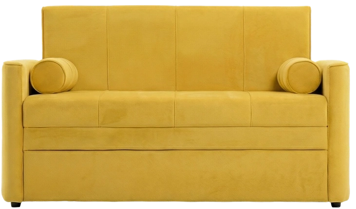 Диван прямой Мелани Р, Киви 83 (горчичный)