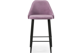 Полубарный стул Джама, лавандовый / черный матовый