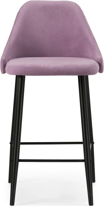Полубарный стул Джама, лавандовый / черный матовый