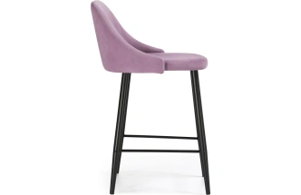 Полубарный стул Джама, лавандовый / черный матовый
