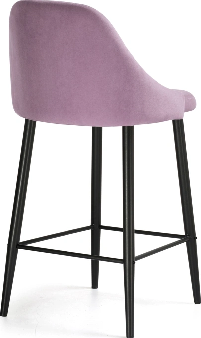 Полубарный стул Джама, лавандовый / черный матовый