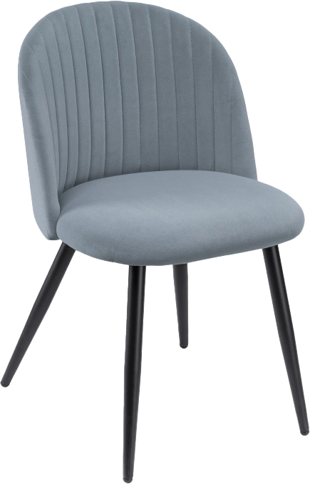 Стул Gabi 1, мягкий, gray / black