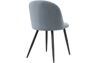 Стул Gabi 1, мягкий, gray / black