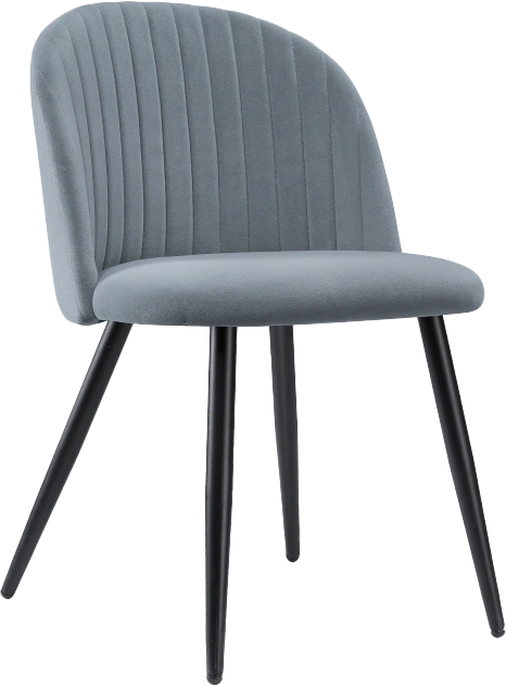 Стул Gabi 1, мягкий, gray / black