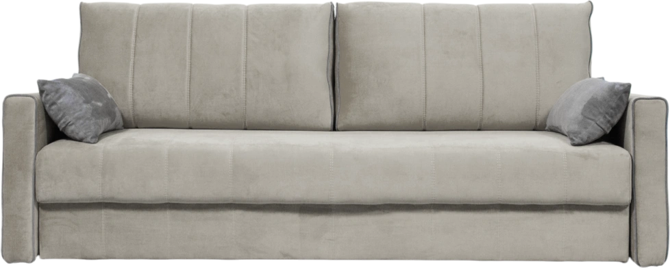 Диван прямой Бали 3, Tenerife silver, Tenerife stone