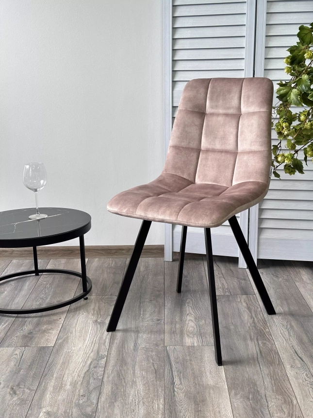 Стул Chilli Square, мягкий, UF912-10B античный бежевый, велюр без 