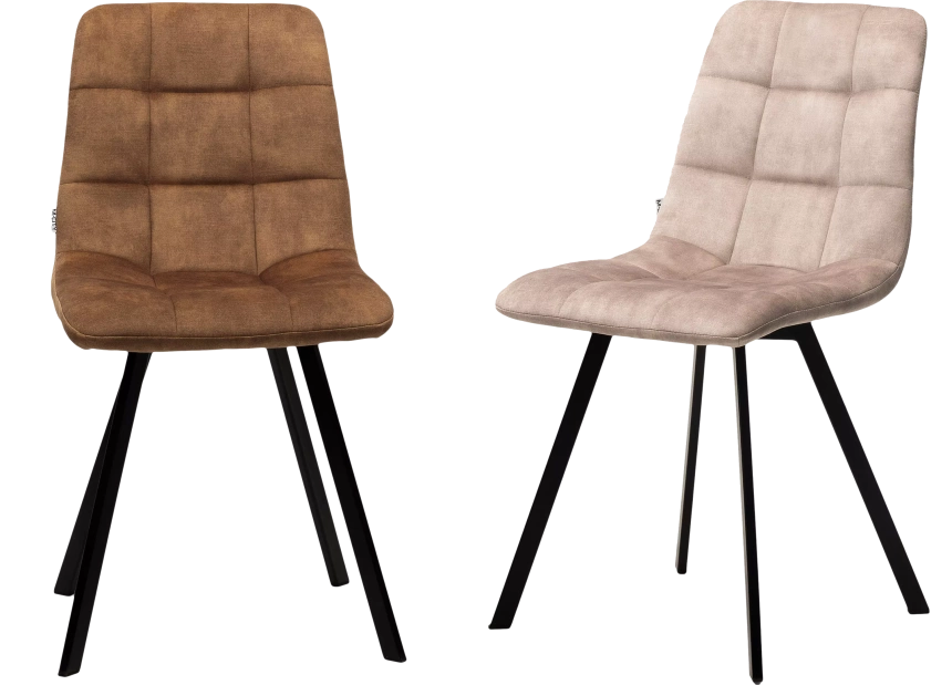 Стул Chilli Square, мягкий, UF912-10B античный бежевый, велюр без 