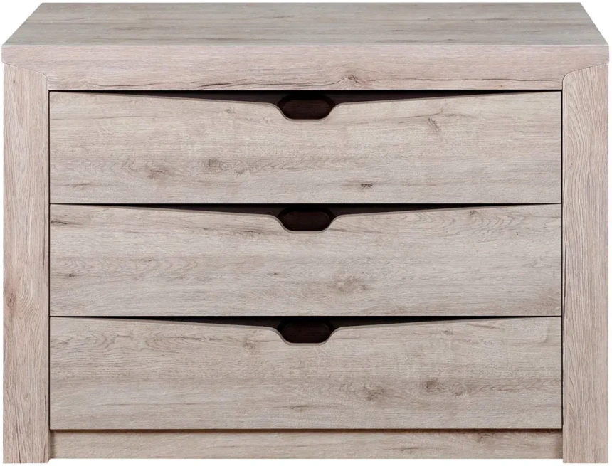 Комод с 3 ящиками Соренто, дуб бонифаций