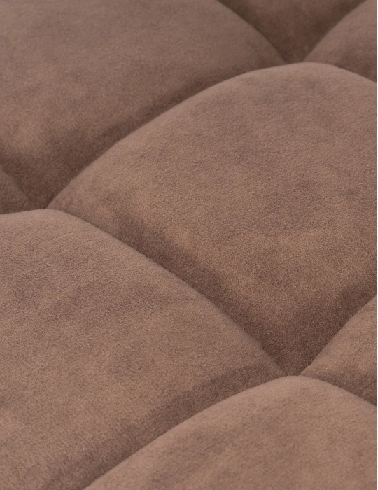 Барный табурет Лофт, микровелюр катания корица / черный матовый